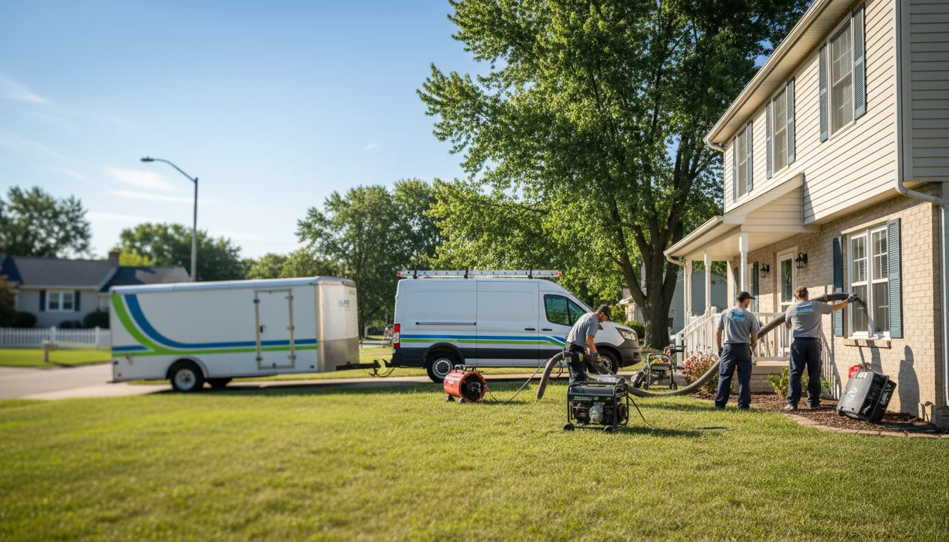 Flooded Basement Restoration And Cleanup With Repair in Wright, MN near me